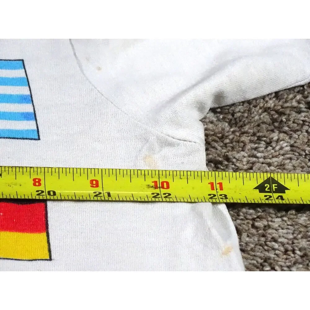 Vintage Statue Of Liberty T-Shirt XL NYC Souvenir Flags 90s Single Stitch